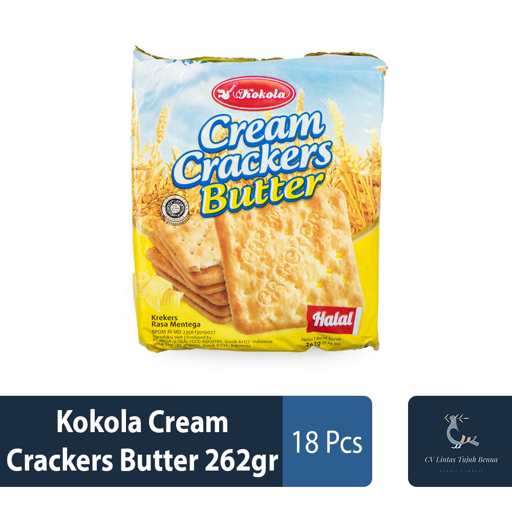 Kokola Cream Crackers Butter 262gr Food and Beverages CV Lintas