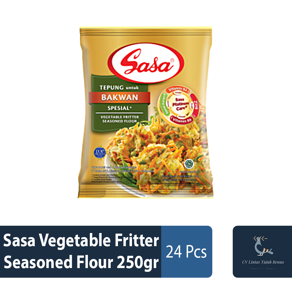 Sasa Vegetable Fritter Seasoned Flour 250gr Instant Food & Seasoning