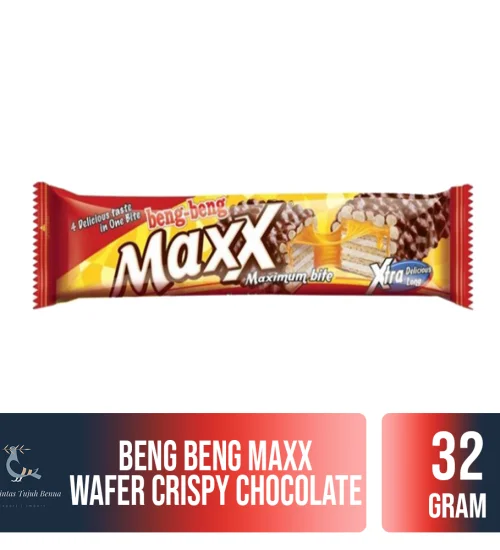 Food and Beverages Beng Beng Maxx Wafer Crispy Chocolate 32gr 1 beng_beng_maxx_wafer_crispy_chocolate_32gr