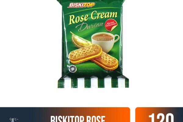 Food and Beverages Biskitop Rose Cream 120gr 2 biskitop_rose_cream_durian_120gr