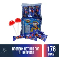 Bronson Hot Hot Pop Lollipop Bag 176gr