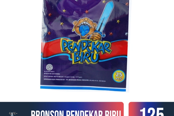 Confectionary Bronson Pendekar Biru Lollipop Bag 125gr 1 bronson_pendekar_biru_lollipop_bag_125gr