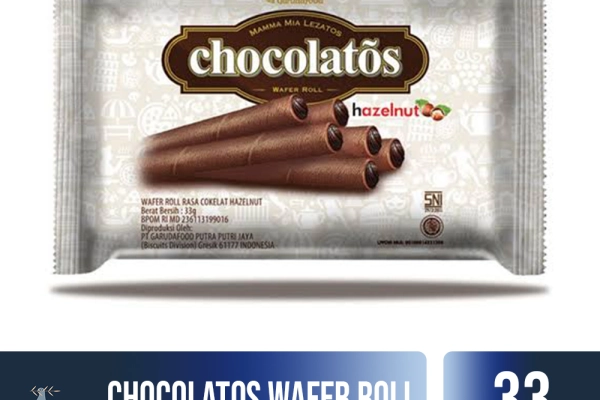 Food and Beverages Chocolatos Wafer Roll 33gr 2 chocolatos_wafer_roll_hazelnut_33gr