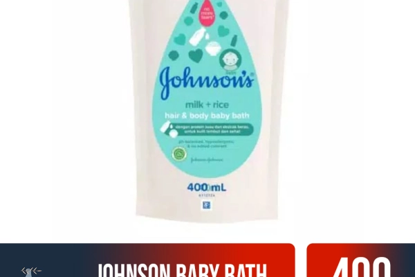 Toiletries Johnson Baby Bath 400ml (Refill) 2 johnson_baby_bath_milk_rice_refill_400ml