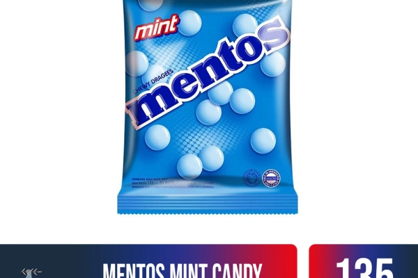 Confectionary Mentos Candy Small Pouch 135gr 1 mentos_mint_candy_small_pouch_40pcks_135gr