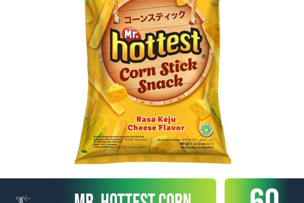 Food and Beverages Mr. Hottest Corn Stick Snack 60gr 1 mr_hottest_corn_stick_snack_cheese_60gr