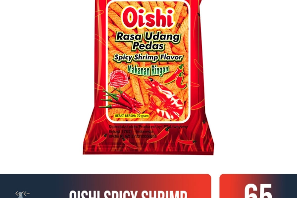 Food and Beverages Oishi Spicy Shrimp Cracker 65gr 1 oishi_spicy_shrimp_cracker_65gr