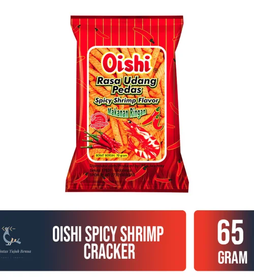 Food and Beverages Oishi Spicy Shrimp Cracker 65gr 1 oishi_spicy_shrimp_cracker_65gr