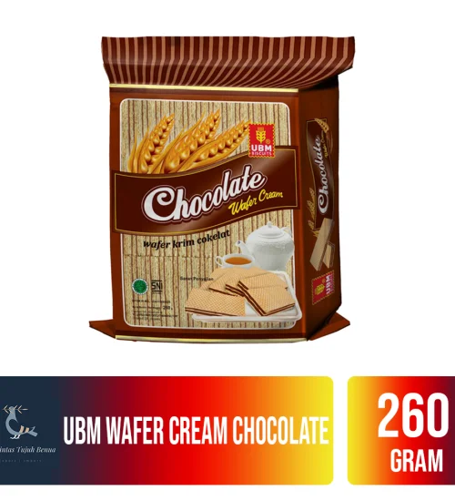 Food and Beverages UBM Wafer Cream 260gr 1 ubm_wafer_cream_chocolate_260gr