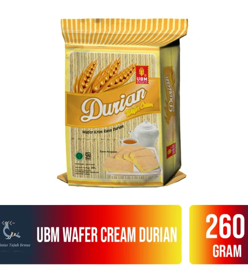 Food and Beverages UBM Wafer Cream 260gr 2 ubm_wafer_cream_durian_260gr