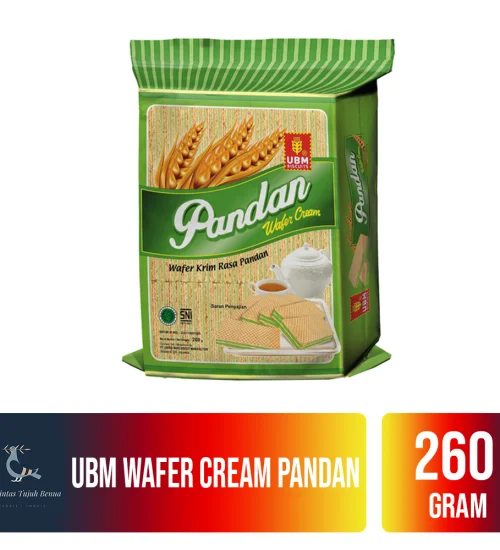 Food and Beverages UBM Wafer Cream 260gr 3 ubm_wafer_cream_pandan_260gr