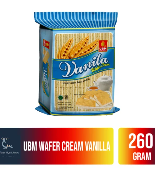 Food and Beverages UBM Wafer Cream 260gr 5 ubm_wafer_cream_vanilla_260gr