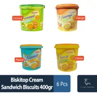 Biskitop Cream Sandwich Biscuits 400gr