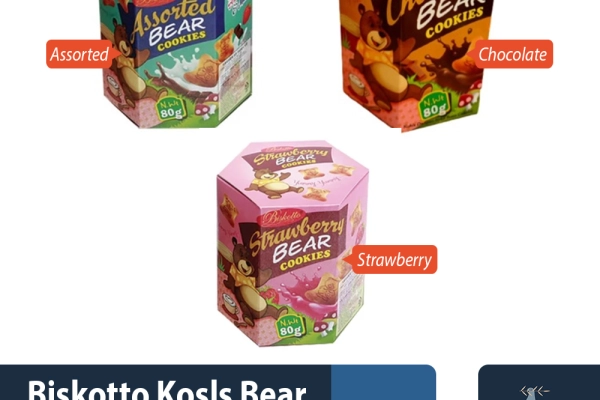 Food and Beverages Biskotto Kosls Bear Biscuits 80gr 1 ~item/2022/12/14/biskotto_kosls_bear_biscuit_80gr