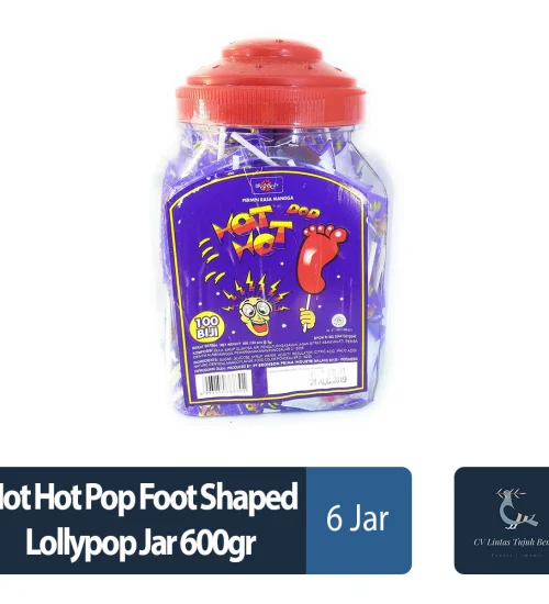 Confectionary Hot Hot Pop Foot Shaped Lollypop Jar 600gr 1 ~item/2022/12/16/hot_hot_pop_foot_shaped_lollypop_jar_600gr