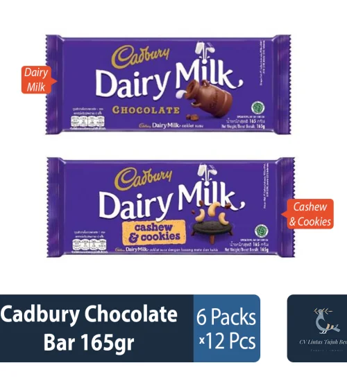 Confectionary Cadbury Chocolate Bar 165gr 1 ~item/2022/3/28/cadbury_chocolate_bar_165gr