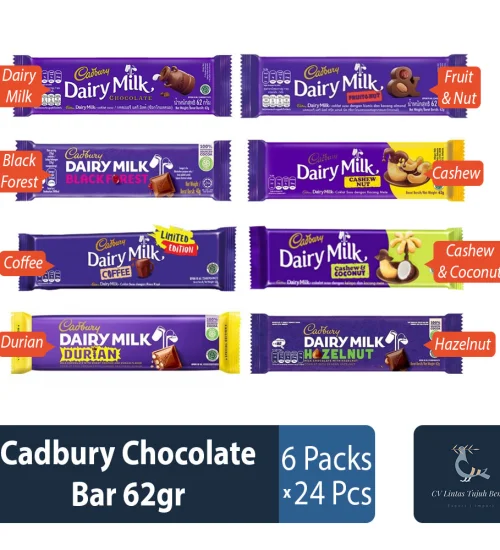Confectionary Cadbury Chocolate Bar 62gr 1 ~item/2022/3/28/cadbury_chocolate_bar_62gr
