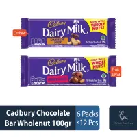 Cadbury Chocolate Bar Wholenut 100gr