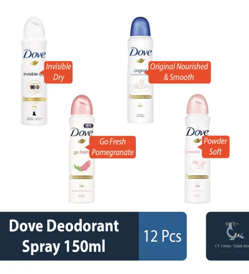 Toiletries Dove Deodorant Spray 150ml 1 ~item/2022/3/28/dove_deodorant_spray_150ml