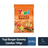 Yupi Burger Gummy Candies 104gr