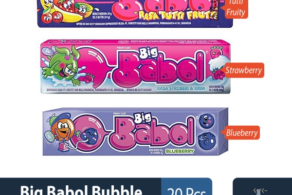 Confectionary Big Babol Bubble Gum Stick 20gr 1 ~item/2022/4/21/big_babol_bubble_gum_stick_20gr