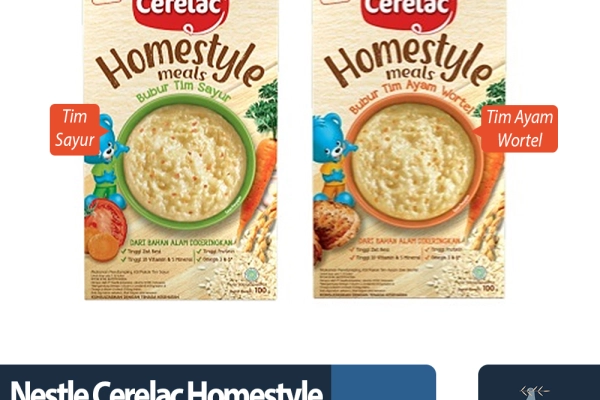 Instant Food & Seasoning Nestle Cerelac Homestyle Meals Porridge 100gr 1 ~item/2022/4/21/nestle_cerelac_homestyle_meals_porridge_100gr