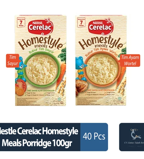 Instant Food & Seasoning Nestle Cerelac Homestyle Meals Porridge 100gr 1 ~item/2022/4/21/nestle_cerelac_homestyle_meals_porridge_100gr