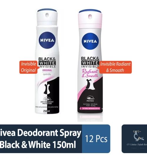 Toiletries Nivea Deodorant Spray Black & White 150ml 1 ~item/2022/4/23/nivea_deodorant_spray_black_white_150ml