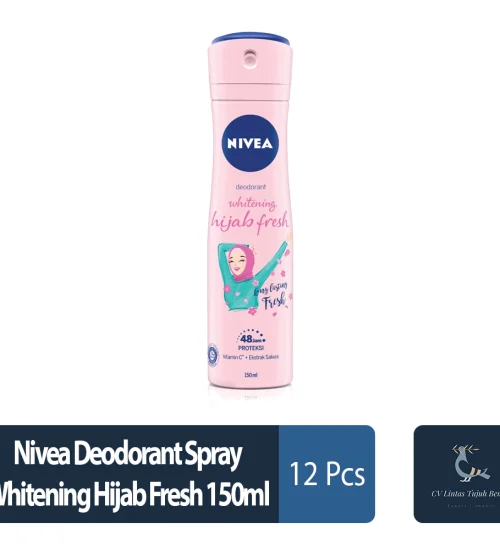 Toiletries Nivea Deodorant Spray Whitening Hijab Fresh 150ml 1 ~item/2022/4/23/nivea_deodorant_spray_whitening_hijab_fresh_150ml