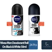 Nivea Men Deodorant Roll On Black  White 50ml