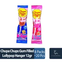 Chupa Chups Gum Filled Lollypop Hanger 12gr