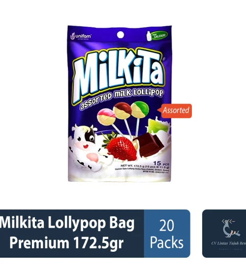 Confectionary Milkita Lollypop Bag Premium 172.5gr 1 ~item/2022/4/26/milkita_lollypop_bag_premium_172_5gr_2