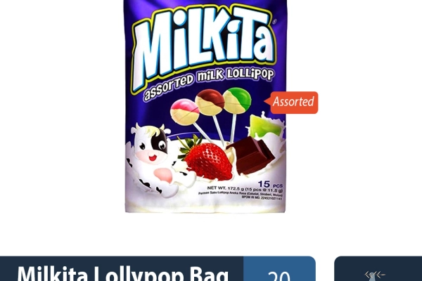 Confectionary Milkita Lollypop Bag Premium 172.5gr 1 ~item/2022/4/26/milkita_lollypop_bag_premium_172_5gr_2