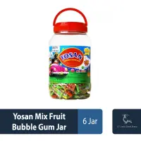 Yosan Mix Fruit Bubble Gum Jar