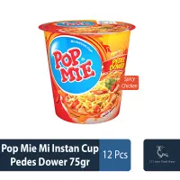 Pop Mie Mi Instan Cup Pedes Dower 75gr