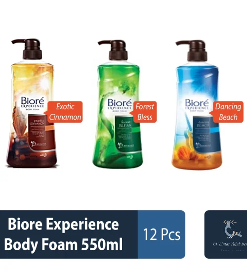Toiletries Biore Experience Body Foam 220ml 3 ~item/2022/5/21/biore_experience_body_foam_550ml