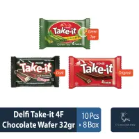Delfi Takeit 4F Chocolate Wafer 32gr