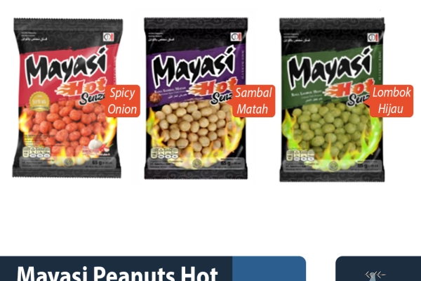 Food and Beverages Mayasi Peanuts Hot Senza 65gr 1 ~item/2022/7/18/mayasi_peanuts_hot_senza_65gr