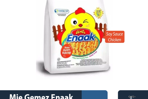 Food and Beverages Mie Gemez Enaak 26gr 1 ~item/2022/7/18/mie_gemez_enaak_soy_sauce_chicken_26gr