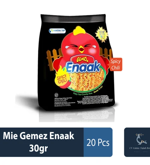 Food and Beverages Mie Gemez Enaak 30gr 1 ~item/2022/7/18/mie_gemez_enaak_spicy_chili_30gr