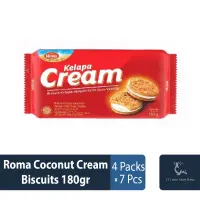 Roma Coconut Cream Biscuits 180gr