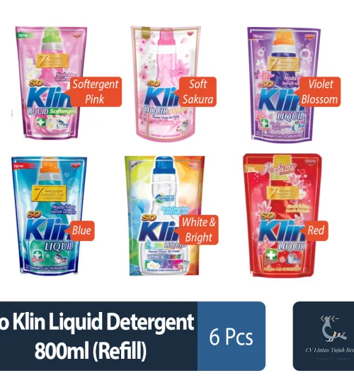 Household So Klin Liquid Detergent 800ml (Refill) 1 ~item/2022/7/18/so_klin_liquid_detergent_800ml_refill