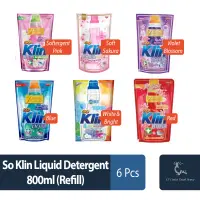 So Klin Liquid Detergent 800ml Refill