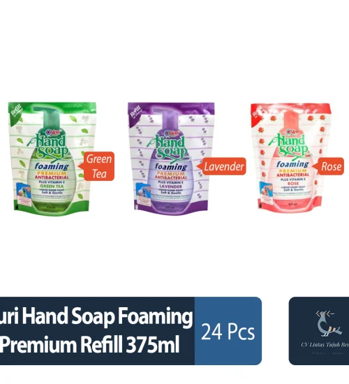 Household Yuri Hand Soap Foaming Premium Refill 375ml 1 ~item/2022/7/18/yuri_hand_soap_foaming_premium_refill_375ml_2