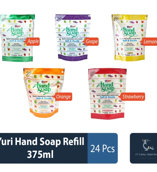 Household Yuri Hand Soap Refill 375ml 1 ~item/2022/7/18/yuri_hand_soap_refill_375ml