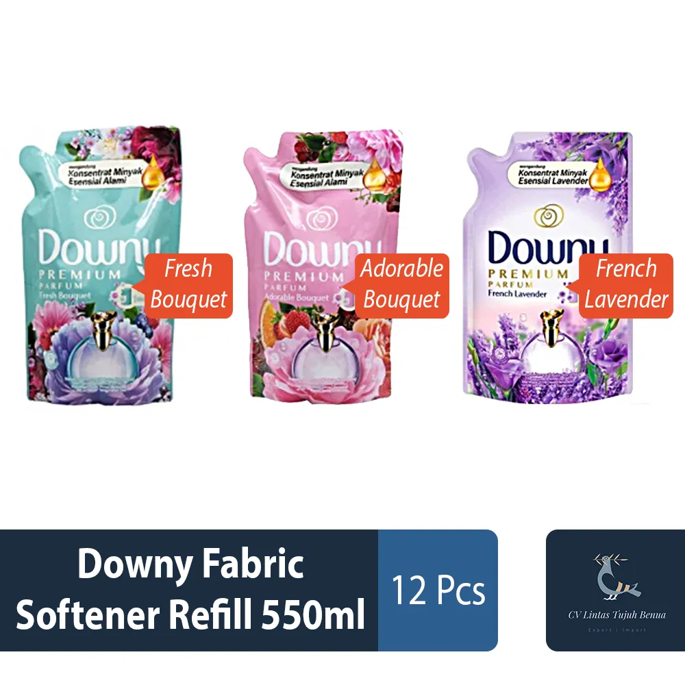 Downy Fabric Softener Refill 550ml Household CV Lintas Tujuh Benua