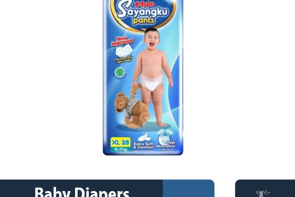 Toiletries Baby Diapers Sayangku Pants 2 ~item/2022/8/24/baby_diapers_sayangku_pants_xl_28