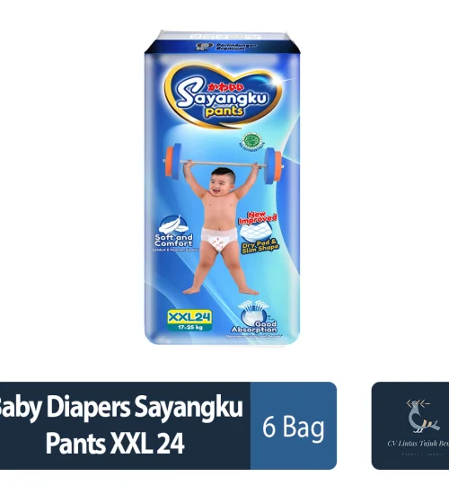 Toiletries Baby Diapers Sayangku Pants 1 ~item/2022/8/24/baby_diapers_sayangku_pants_xxl_24