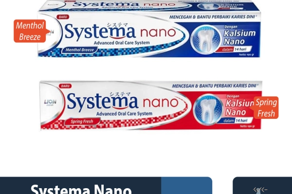 Toiletries Systema Nano Toothpaste 2 ~item/2022/8/25/systema_nano_toothpaste_190gr