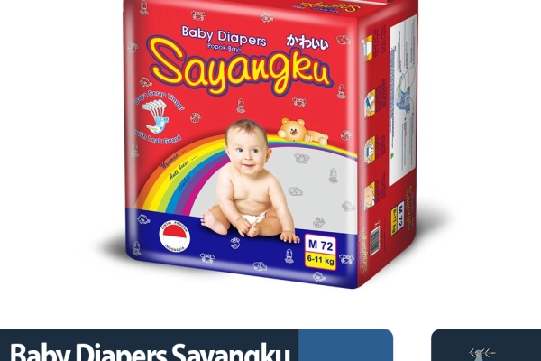 Toiletries Baby Diapers Sayangku Adhesive  2 ~item/2022/8/26/baby_diapers_sayangku_adhesive_m_72